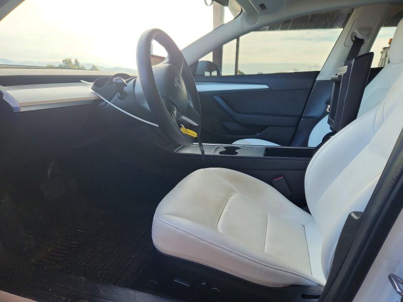 2022 Tesla Model 3 VIN 5YJ3E1EB0NF261619 COPART salvage auction — FRONT END, CA - SALVAGE CERTIFICATE, sold $8,300 on 2026-07-13 (photo 7)