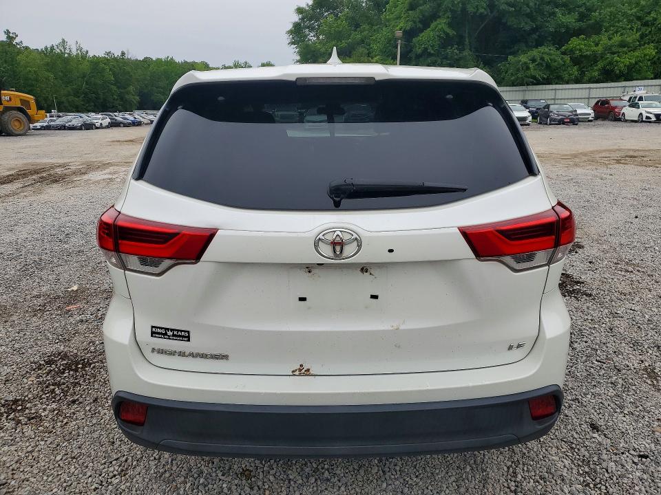 2019 Toyota Highlander VIN 5TDZZRFH2KS305532 COPART salvage auction — FRONT END, MS - CERT OF TITLE-SALVAGED, sold $4,050 on 2026-07-22 (photo 6)