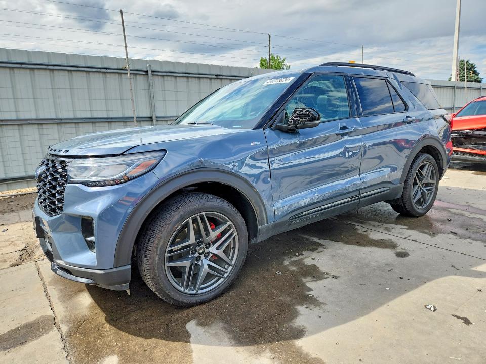 2025 Ford Explorer VIN 1FMUK8KH4SGA43792 COPART salvage auction — ROLLOVER, Co - Salvage Title, sold $14,200 on 2026-07-22 (photo 1)