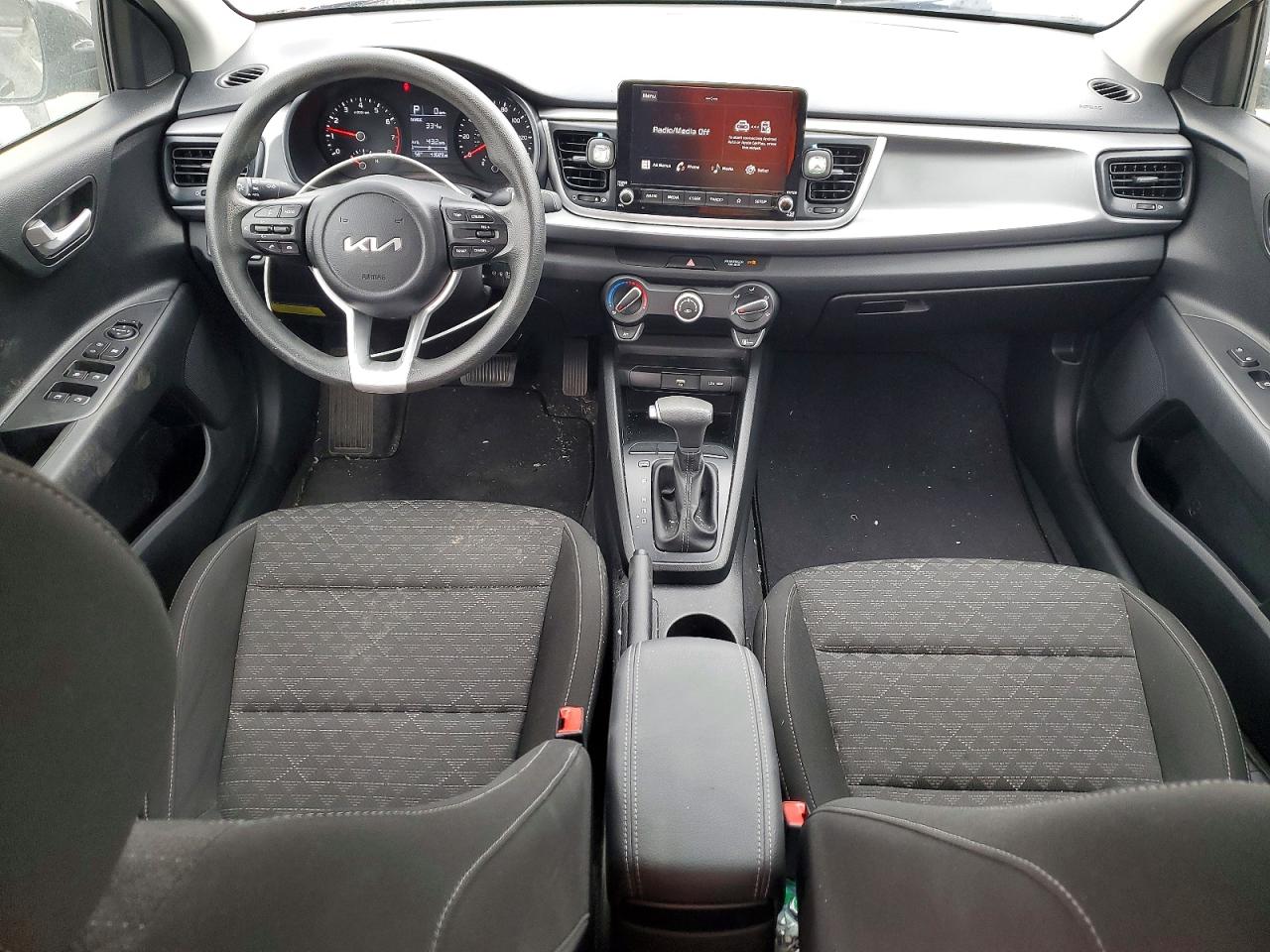 2023 Kia Rio VIN 3KPA24AD1PE598107 COPART salvage auction — Rear End, TX - SALVAGE VEHICLE TITLE, sold $4,400 on 2026-06-25 (photo 8)