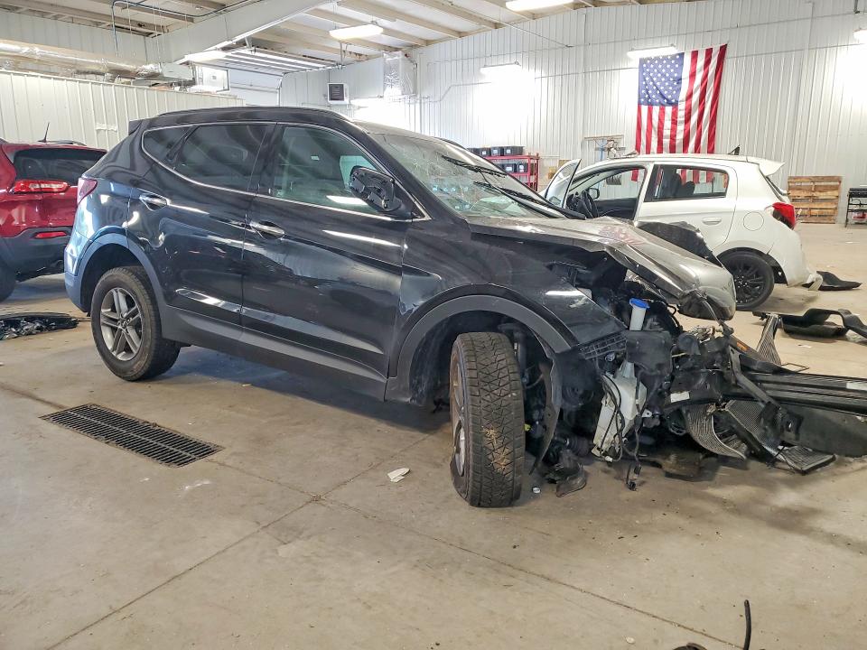 2017 Hyundai Santa fe VIN 5NMZUDLB8HH030598 COPART salvage auction — FRONT END, Mn - Cert Of Title-Salvage, sold $525 on 2026-07-02 (photo 4)