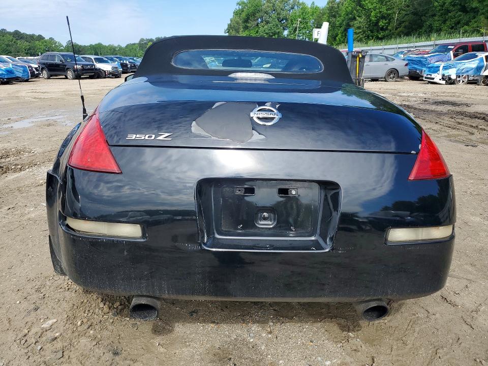 2004 Nissan 350z VIN JN1AZ36A04T013589 COPART salvage auction — SIDE, Va - Cert Of Title - Salvage, sold $450 on 2026-07-28 (photo 6)
