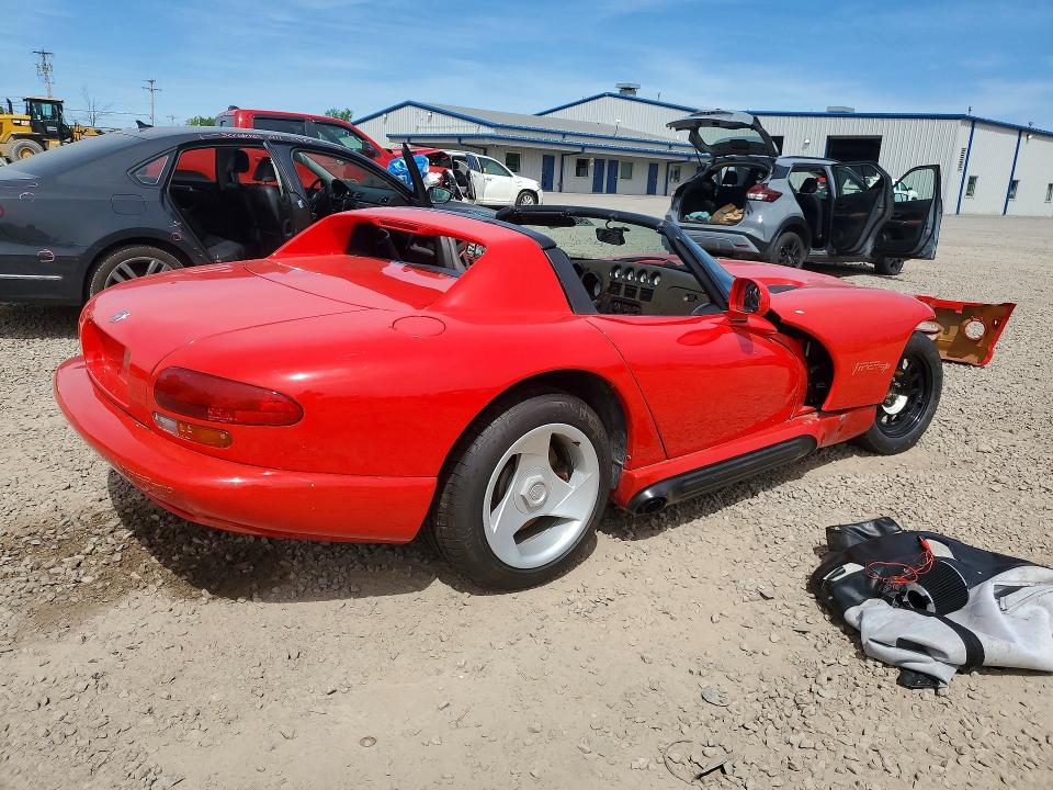 1993 Dodge Viper VIN 1B3BR65E6PV200269 COPART salvage auction — FRONT END, Ny - Certificate Of Title, sold $15,200 on 2026-07-06 (photo 3)