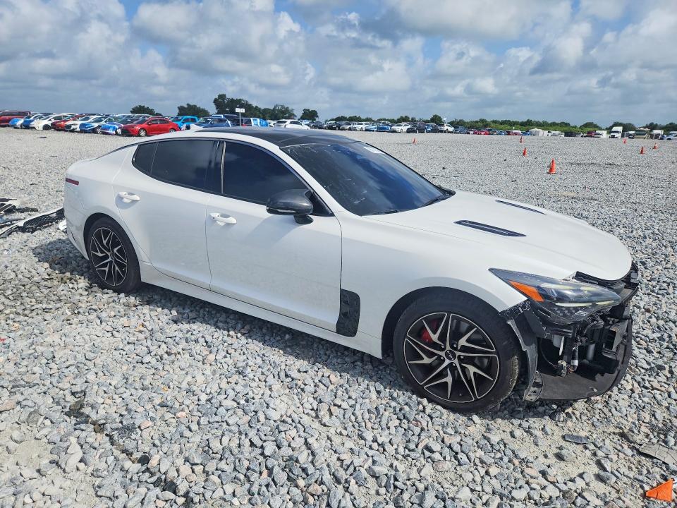 2023 Kia Stinger VIN KNAE35LD8P6131514 COPART salvage auction — FRONT END, Fl - Cert Of Title Slvg Rebuildable, sold $8,000 on 2026-07-25 (photo 4)