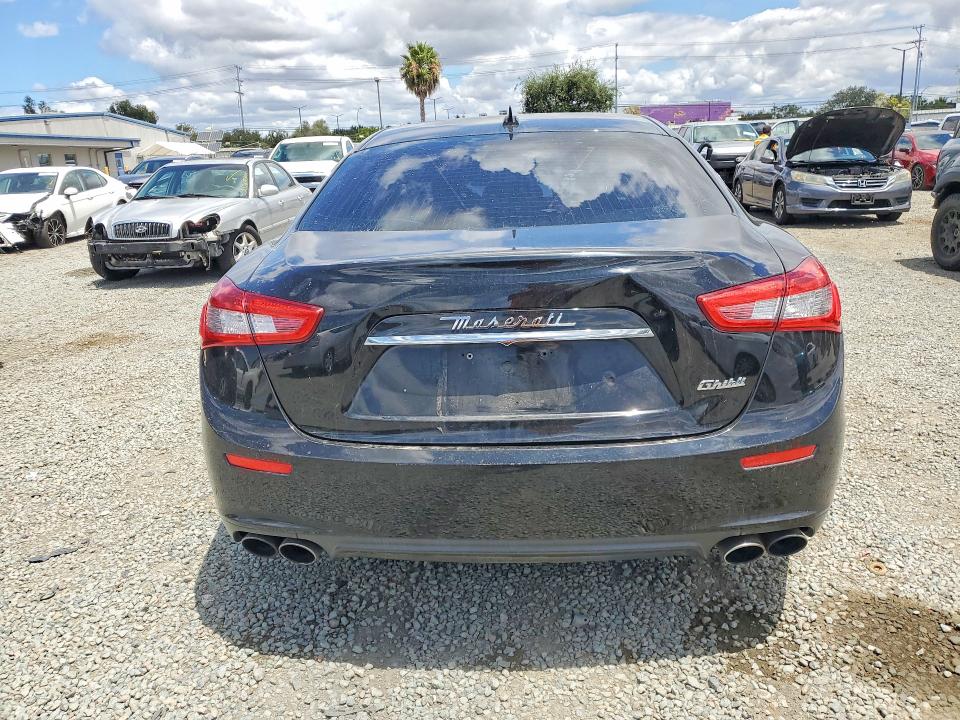 2016 Maserati Ghibli VIN ZAM57XSA6G1175689 COPART salvage auction — MINOR DENT/SCRATCHES, CA - DIS/DLR/EXP ONLY CLEAN TITLE, sold $4,100 on 2026-07-27 (photo 6)