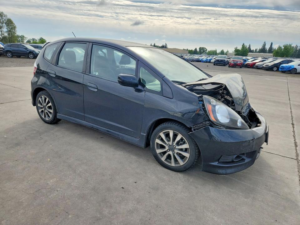 2013 Honda Fit VIN JHMGE8H59DC026761 COPART salvage auction — FRONT END, Or - Salvage Title Certificate, sold $1,750 on 2026-07-13 (photo 4)