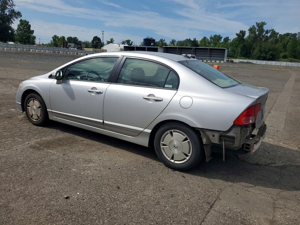 2008 Honda Civic VIN JHMFA36298S021719 COPART salvage auction — REAR END, Or - Salvage Title Certificate, sold $1,150 on 2026-07-08 (photo 2)