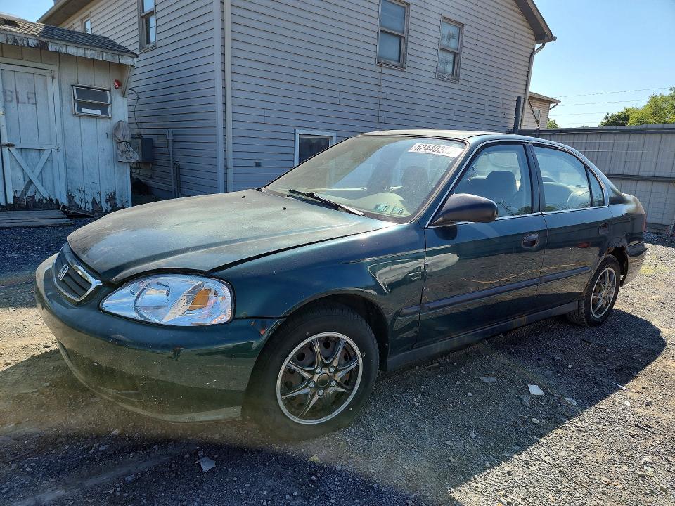 2000 Honda Civic VIN JHMEJ667XYS004579 COPART salvage auction — SIDE, Pa - Cert Of Title, sold $350 on 2026-07-20 (photo 1)