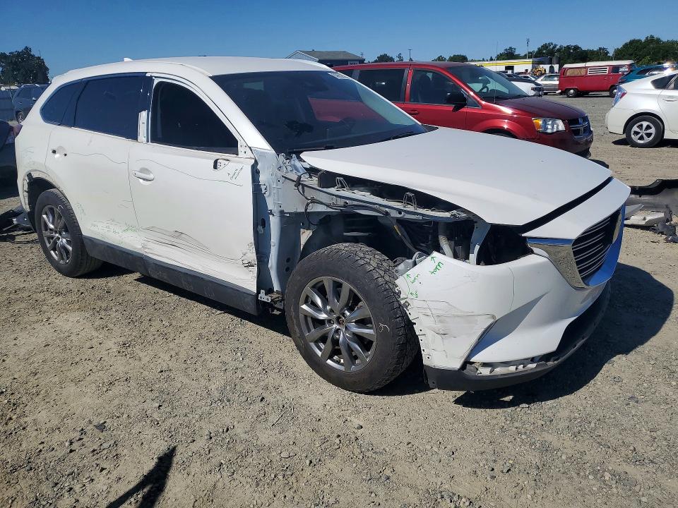 2018 Mazda Cx-9 VIN JM3TCACY4J0209603 COPART salvage auction — FRONT END, Ca - Salvage Certificate, sold $3,850 on 2026-07-14 (photo 4)