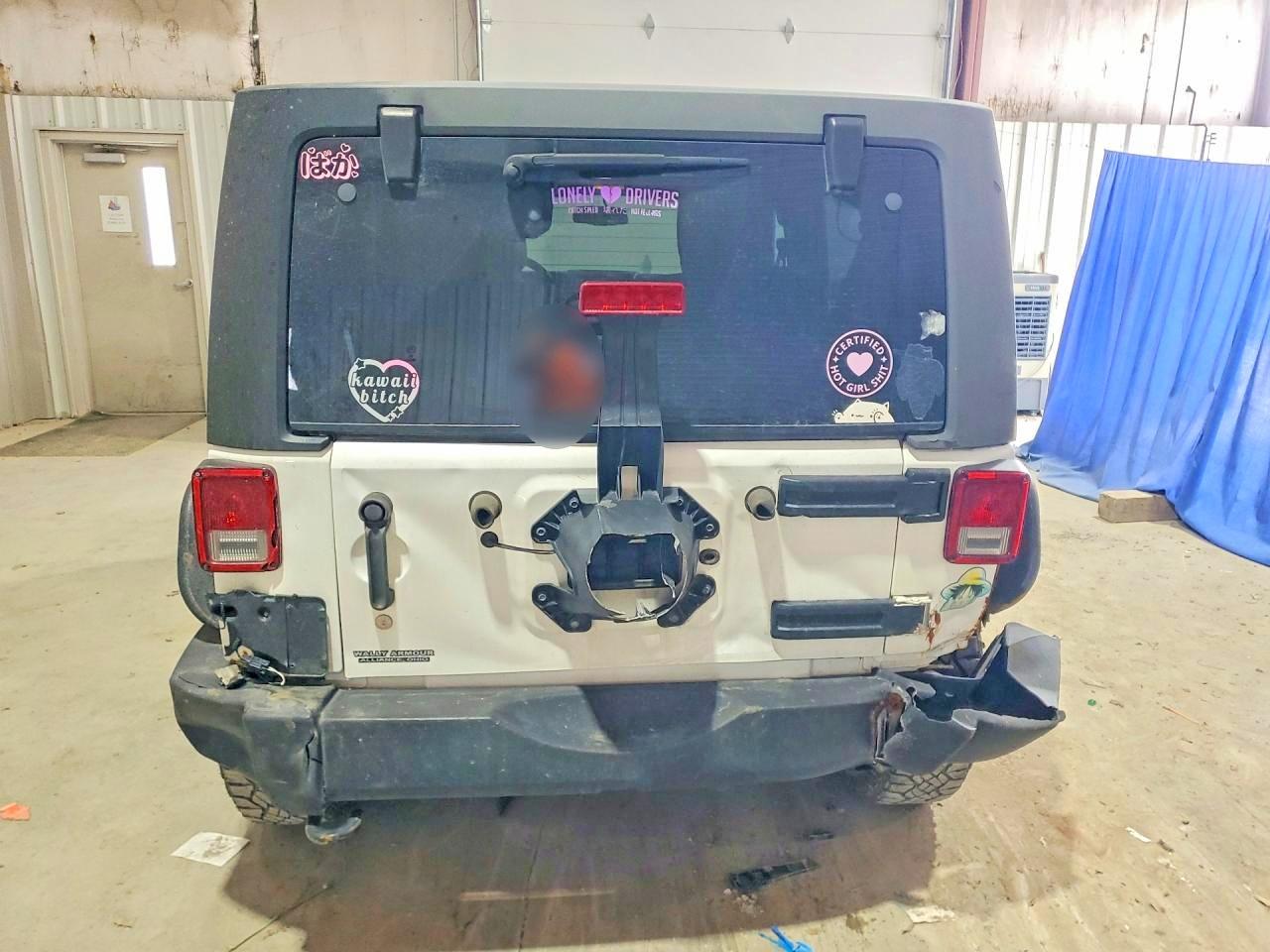 2017 Jeep Wrangler Unlimited VIN 1C4BJWDG7HL739229 COPART salvage auction — Rear End, OH - CERTIFICATE OF TITLE, sold $6,100 on 2026-07-02 (photo 6)