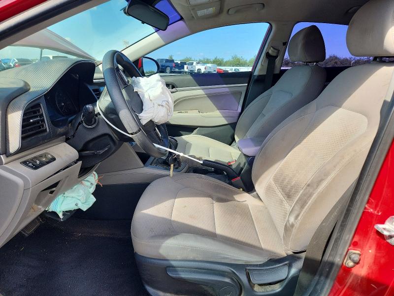 2019 Hyundai Elantra VIN KMHD84LF4KU739817 COPART salvage auction — FRONT END, Ca - Salvage Certificate, sold $925 on 2026-07-23 (photo 7)