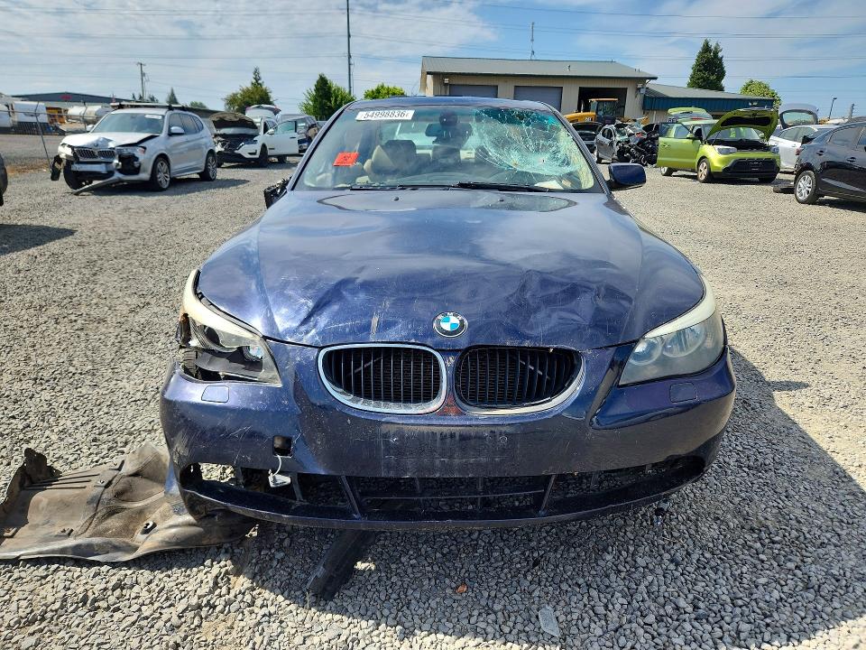 2004 BMW 5er VIN WBANA73554B065100 COPART salvage auction — REAR END, Or - Salvage Title Certificate, sold $325 on 2026-07-28 (photo 5)
