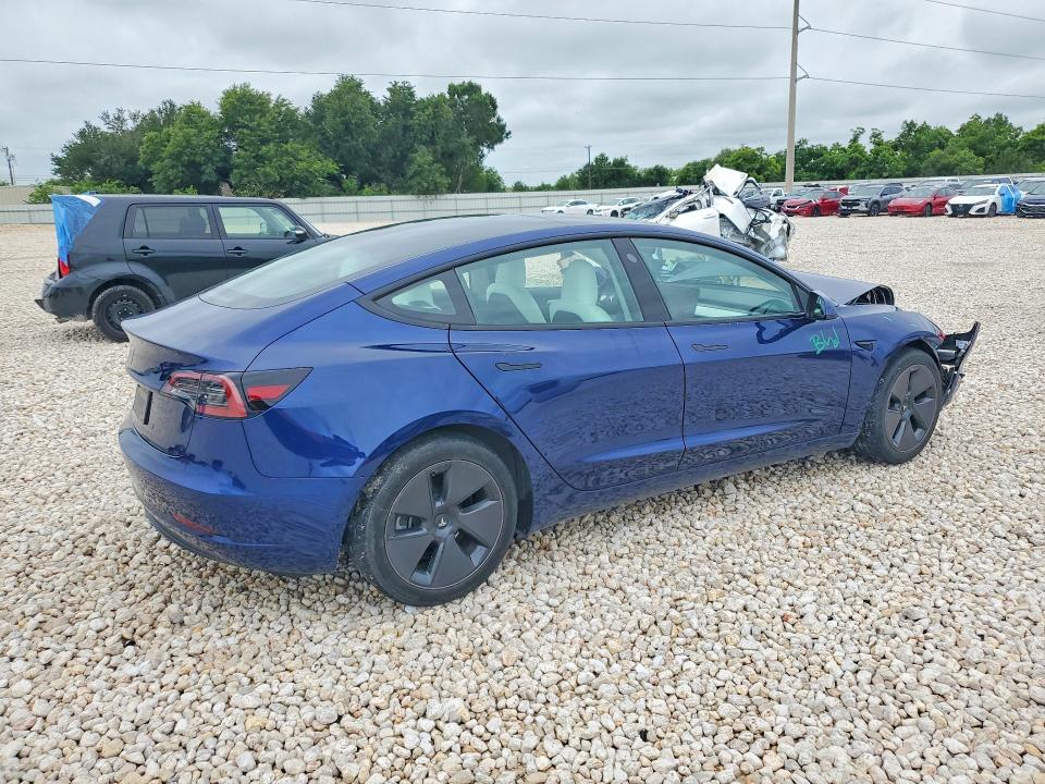 2023 Tesla Model 3 VIN 5YJ3E1EA5PF643770 COPART salvage auction — FRONT END, Tx - Salvage Vehicle Title, sold $1,100 on 2026-07-30 (photo 3)