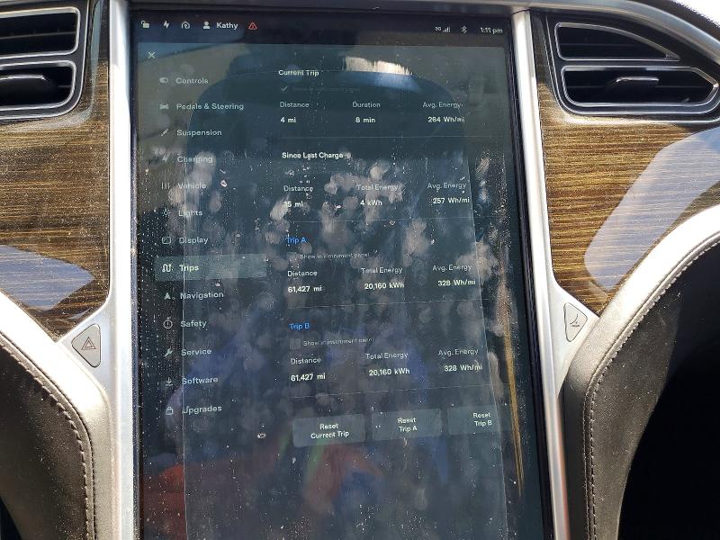 2014 Tesla Model s VIN 5YJSA1H11EFP33188 COPART salvage auction — FRONT END, In - Cert Of Title-Salvage Title, sold $1,750 on 2026-07-20 (photo 9)