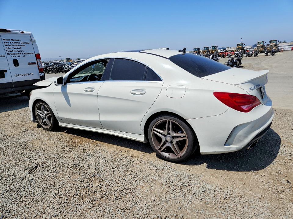 2015 Mercedes-benz Cla-klasse VIN WDDSJ4EBXFN279658 COPART salvage auction — FRONT END, Ca - Salvage Certificate, sold $1,300 on 2026-07-10 (photo 2)