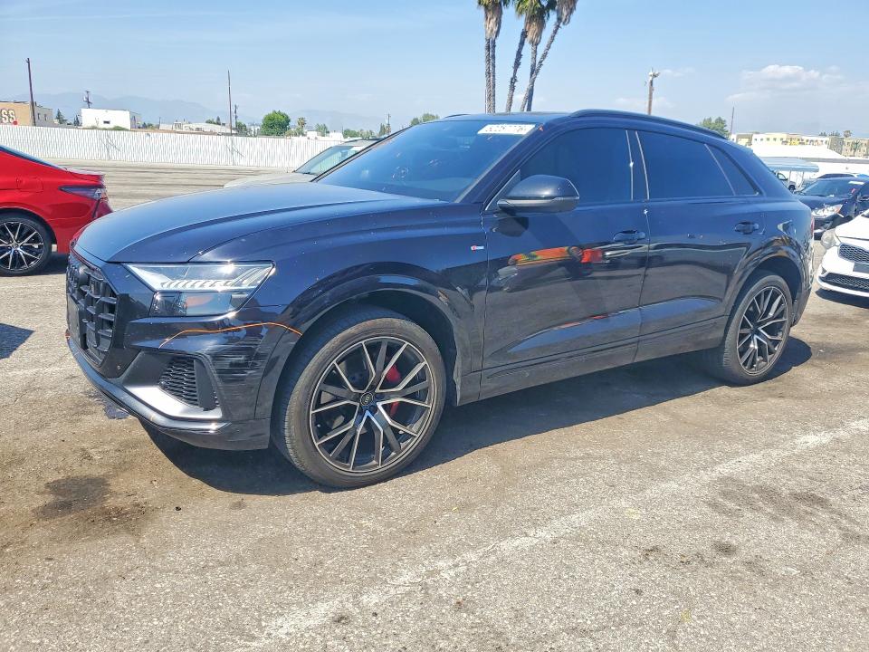 2021 Audi Q8 VIN WA1EVAF12MD015282 COPART salvage auction — SIDE, CA - SALVAGE CERTIFICATE, sold $26,250 on 2026-07-31 (photo 1)
