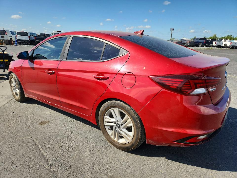 2019 Hyundai Elantra VIN KMHD84LF4KU739817 COPART salvage auction — FRONT END, Ca - Salvage Certificate, sold $925 on 2026-07-23 (photo 2)