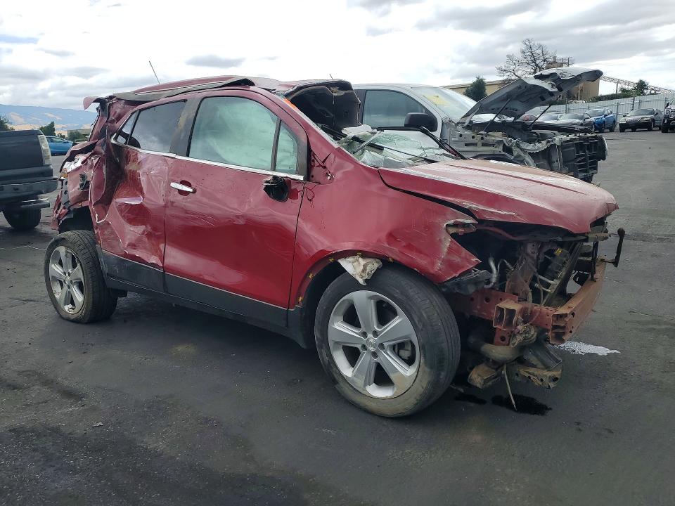 2016 Buick Encore VIN KL4CJASB1GB625630 COPART salvage auction — ROLLOVER, Ca - Non-Repairable Vehicle Cert, sold $50 on 2026-07-14 (photo 4)