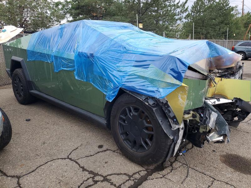 2024 Tesla Cybertruck VIN 7G2CEHEE1RA024592 COPART salvage auction — FRONT END, Co - Salvage Title, sold $9,100 on 2026-07-09 (photo 4)