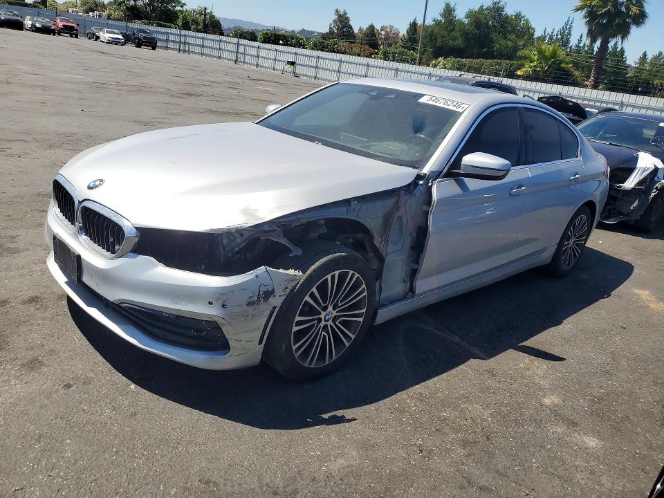 2019 BMW 5er VIN WBAJA5C55KBX86243 COPART salvage auction — FRONT END, Ca - Salvage Certificate, sold $7,500 on 2026-07-15 (photo 1)