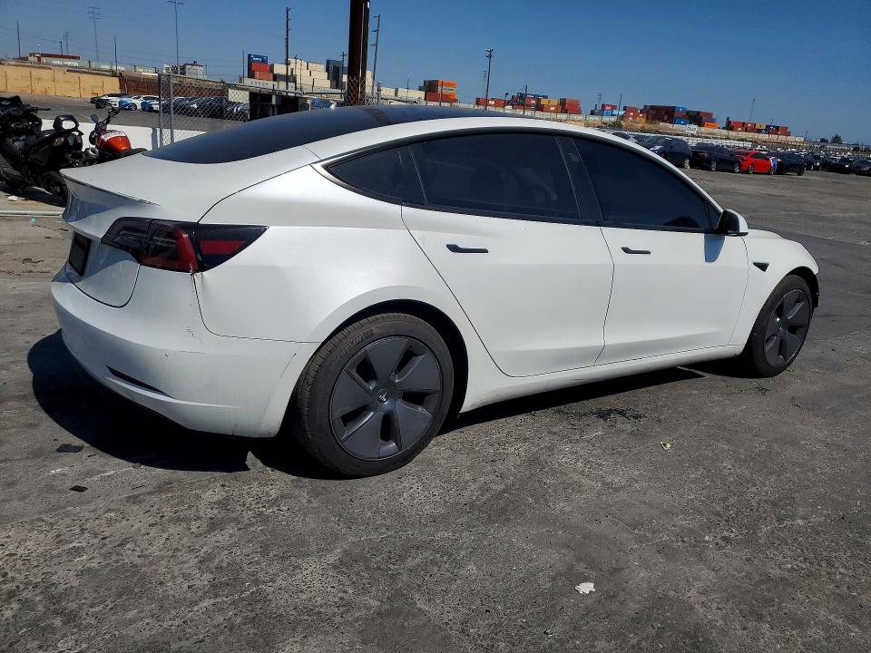 2023 Tesla Model 3 VIN 5YJ3E1EA1PF621250 COPART salvage auction — FRONT END, Ca - Salvage Certificate, sold $7,900 on 2026-07-15 (photo 3)