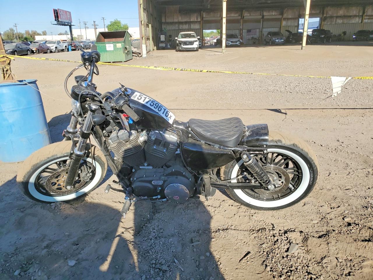2020 Harley-Davidson XL1200 VIN 1HD1LC326LB433890 COPART salvage auction — Side, AZ - CERT OF TITLE - SALVAGE, sold $2,850 on 2026-07-09 (photo 3)