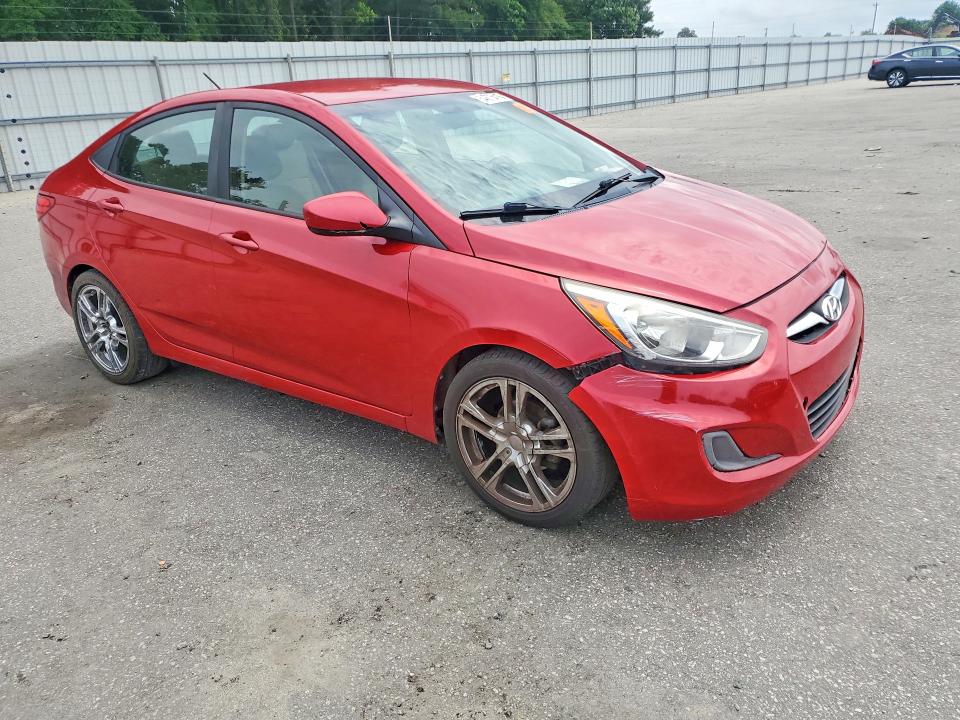 2017 Hyundai Accent VIN KMHCT4AE3HU334318 COPART salvage auction — FRONT END, Nc - Salvage Certificate Of Title, sold $725 on 2026-07-30 (photo 4)