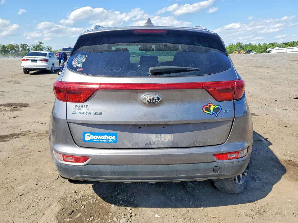 2017 Kia Sportage VIN KNDPN3AC6H7255104 COPART salvage auction — SIDE, VA - CERT OF TITLE - SALVAGE, sold $1,400 on 2026-07-08 (photo 6)