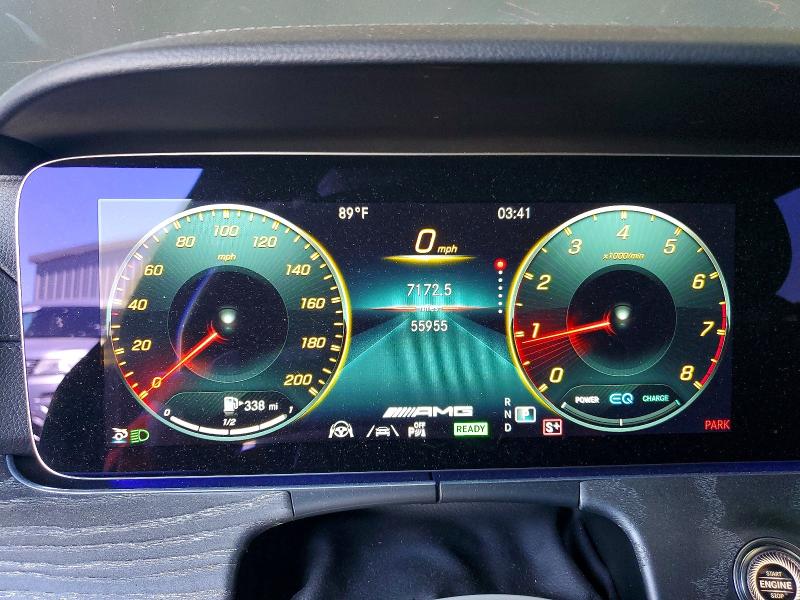 2021 Mercedes-benz AMG GT VIN W1K7X6BB2MA040064 COPART salvage auction — FRONT END, Ca - Salvage Certificate, sold $11,400 on 2026-07-27 (photo 9)