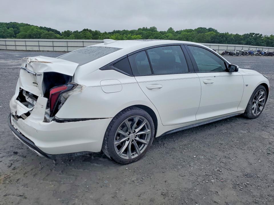2020 Cadillac Ct5 VIN 1G6DP5RK3L0111597 COPART salvage auction — REAR END, Nc - Salvage Certificate Of Title, sold $7,700 on 2026-07-22 (photo 3)