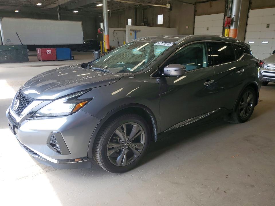 2020 Nissan Murano VIN 5N1AZ2DS3LN111341 COPART salvage auction — FRONT END, Mn - Cert Of Title-Salvage, sold $3,650 on 2026-07-02 (photo 1)