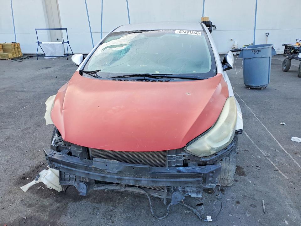2015 Hyundai Elantra VIN KMHDH4AEXFU438047 COPART salvage auction — FRONT END, Fl - Cert Of Title Slvg Rebuildable, sold $550 on 2026-07-13 (photo 5)