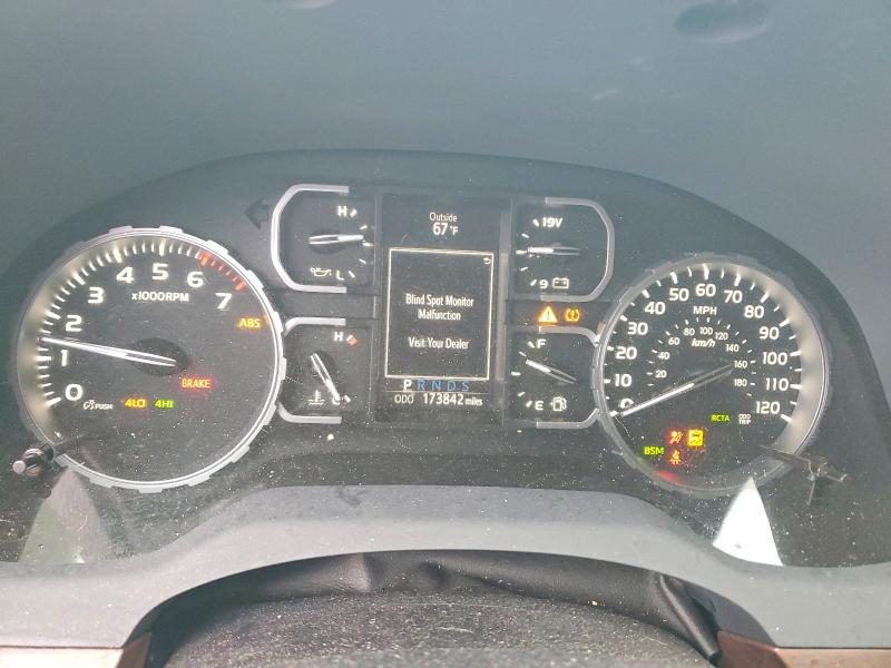 2018 Toyota Tundra VIN 5TFHW5F10JX710197 COPART salvage auction — FRONT END, Ga - Cert Of Title-Salvage, sold $12,600 on 2026-07-07 (photo 9)