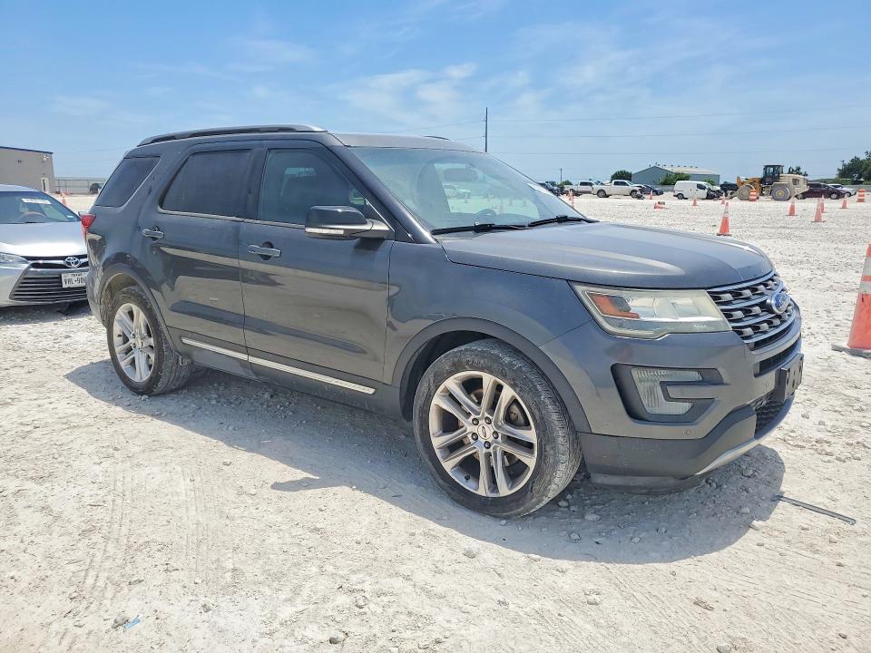 2016 Ford Explorer VIN 1FM5K7D8XGGD13109 COPART salvage auction — FRONT END, Tx - Salvage Vehicle Title, sold $2,550 on 2026-07-09 (photo 4)