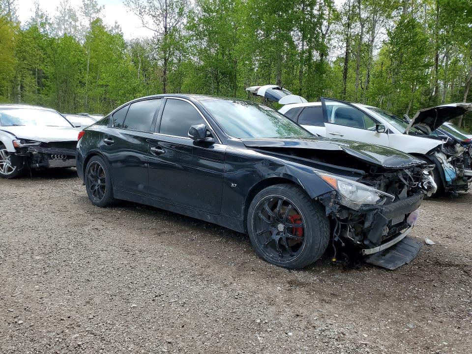 2015 Infiniti VIN JN1BV7AR3FM405922 COPART salvage auction — FRONT END, On - Permit Salvage, sold $600 on 2026-07-07 (photo 4)