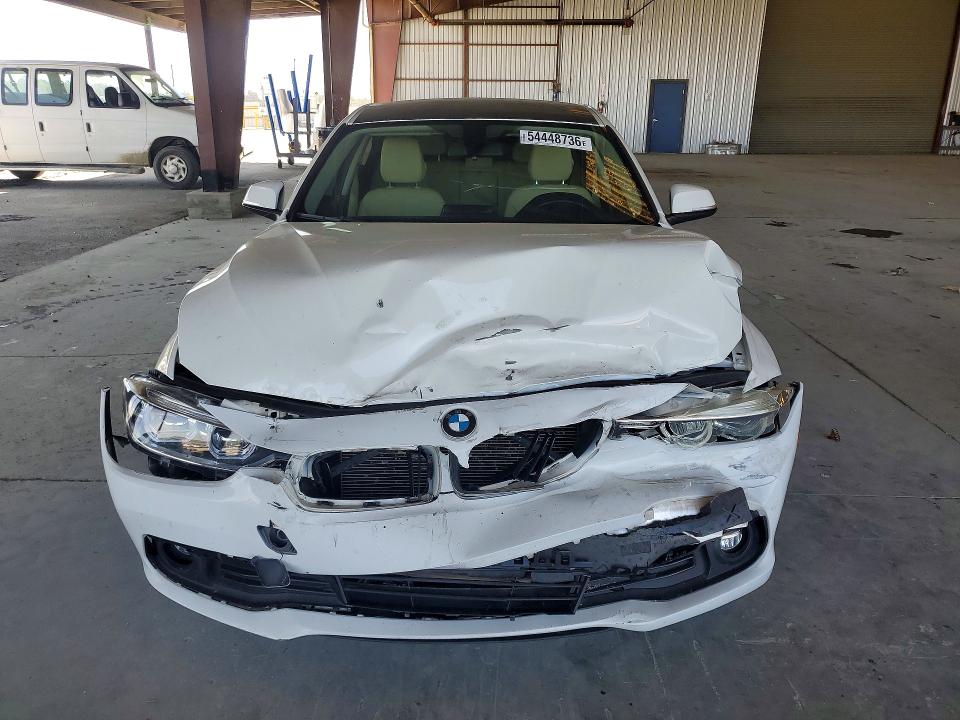 2018 BMW 3er VIN WBA8A9C57JAH13968 COPART salvage auction — FRONT END, Ca - Salvage Certificate, sold $975 on 2026-07-02 (photo 5)