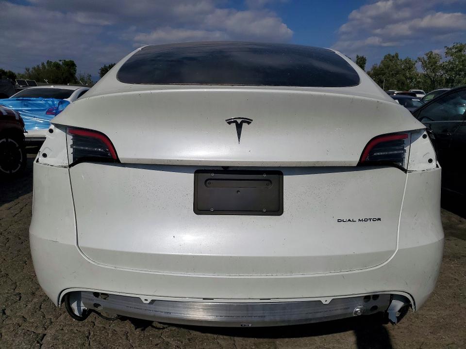 2023 Tesla Model y VIN 7SAYGDEE3PA030678 COPART salvage auction — REAR END, Ca - Salvage Certificate, sold $10,200 on 2026-07-16 (photo 6)