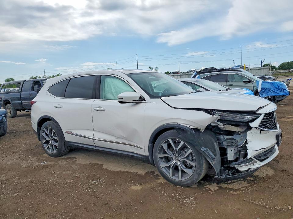 2023 Acura Mdx VIN 5J8YE1H40PL036606 COPART salvage auction — FRONT END, Ia - Cert Of Title-Salvage Title, sold $5,100 on 2026-07-24 (photo 4)