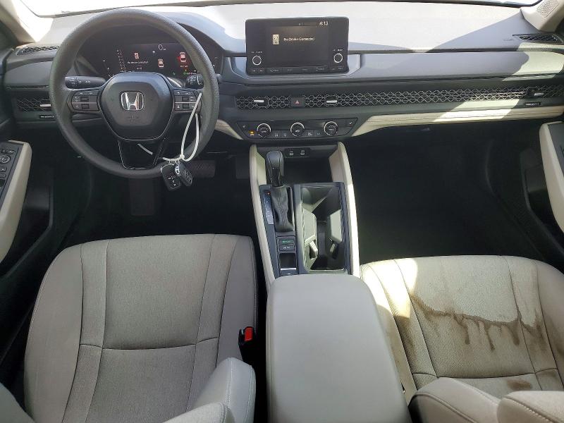 2025 Honda Accord VIN 1HGCY1F47SA065965 COPART salvage auction — SIDE, Nv - Salvage Title, sold $8,200 on 2026-07-30 (photo 8)