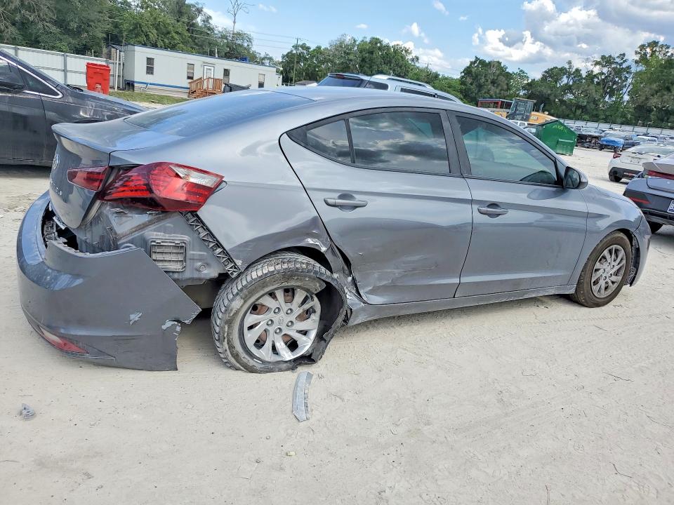 2019 Hyundai Elantra VIN KMHD74LF4KU852542 COPART salvage auction — REAR END, Fl - Certificate Of Destruction, sold $2,200 on 2026-07-14 (photo 3)