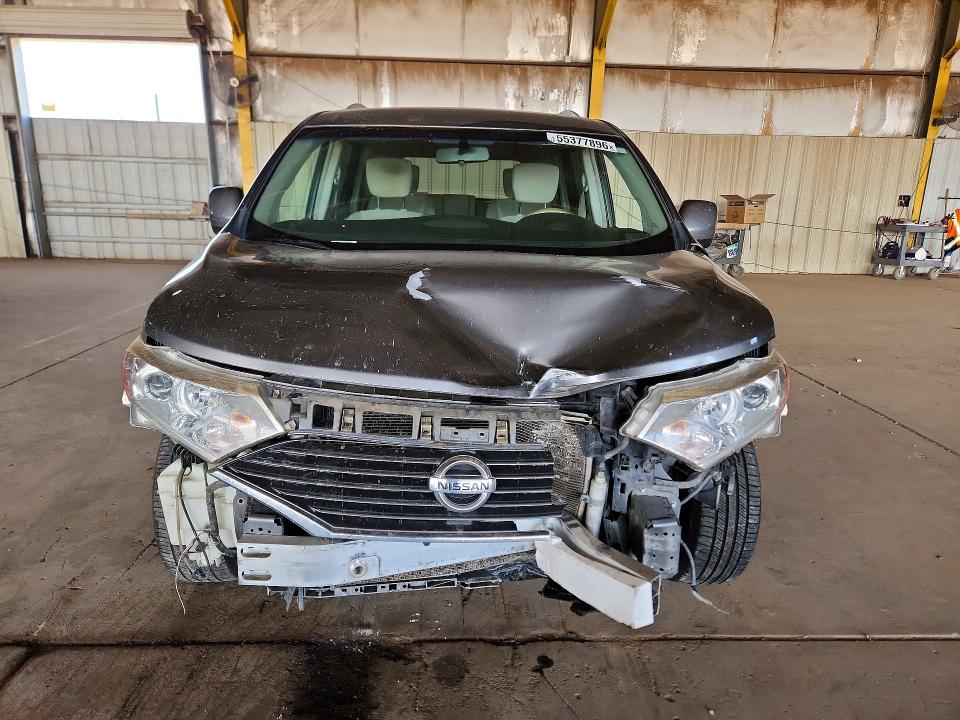 2017 Nissan Quest VIN JN8AE2KP0H9169894 COPART salvage auction — FRONT END, Az - Cert Of Title - Salvage, sold $900 on 2026-07-06 (photo 5)