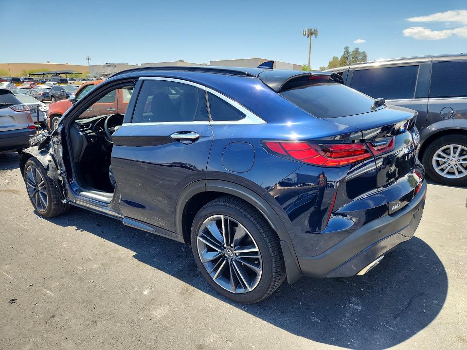 2025 Infiniti Qx55 VIN 3PCAJ5JR2SF106126 COPART salvage auction — FRONT END, Nv - Salvage Title, sold $9,600 on 2026-08-10 (photo 2)