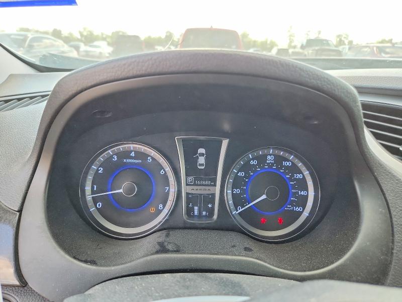 2014 Hyundai Azera VIN KMHFG4JG2EA349263 COPART salvage auction — FRONT END, Tx - Salvage Vehicle Title, sold $150 on 2026-07-24 (photo 9)