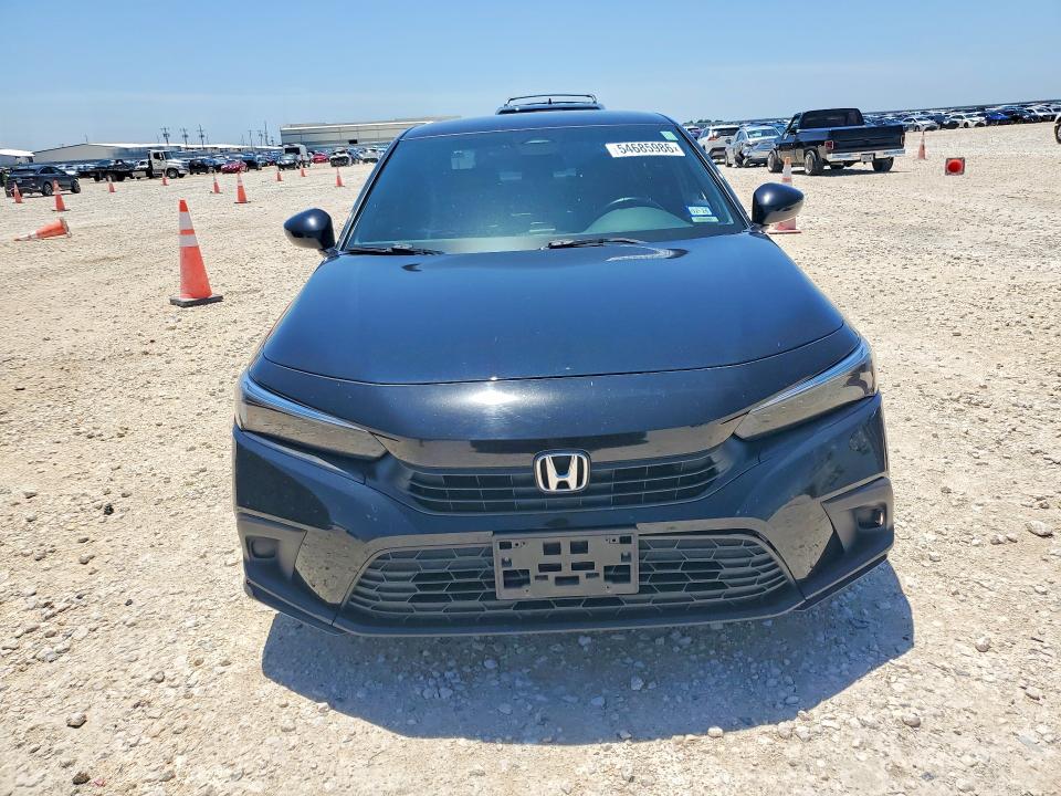 2022 Honda Civic VIN 2HGFE2F54NH567052 COPART salvage auction — REAR END, Tx - Salvage Vehicle Title, sold $9,100 on 2026-07-02 (photo 5)