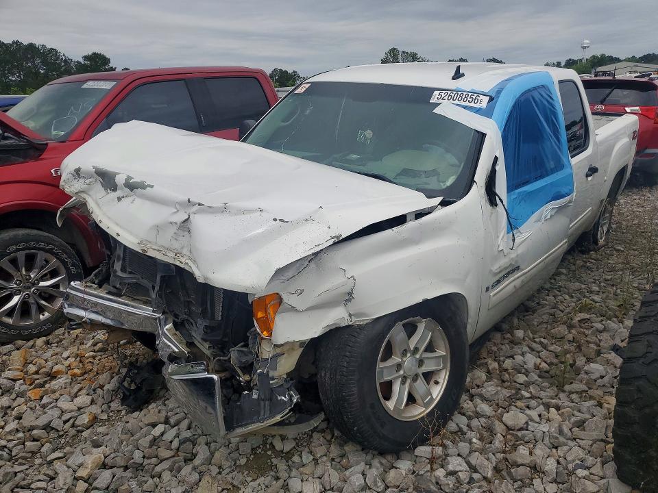 2008 Gmc SIERRA VIN 3GTEK13J58G283402 COPART salvage auction — FRONT END, Ms - Cert Of Title-Salvaged, sold $600 on 2026-07-24 (photo 1)