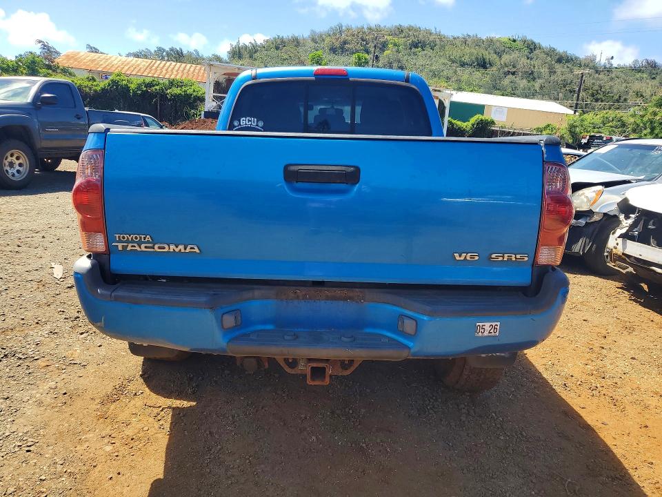 2007 Toyota Tacoma VIN 5TEMU52N37Z405016 COPART salvage auction — FRAME DAMAGE, Hi - Certificate Of Salvage, sold $1,550 on 2026-07-27 (photo 6)