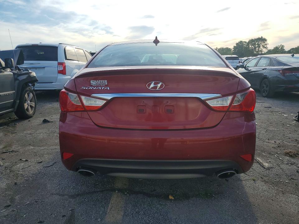 2014 Hyundai VIN 5NPEC4AC3EH901936 COPART salvage auction — FRONT END, In - Cert Of Title-Salvage Title, sold $1,650 on 2026-07-20 (photo 6)