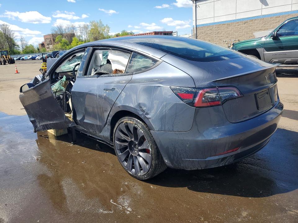 2021 Tesla VIN 5YJ3E1EC5MF925467 COPART salvage auction — FRONT END, Ct - Cert Of Title-Parts Only Salva, sold $1,200 on 2026-07-28 (photo 2)