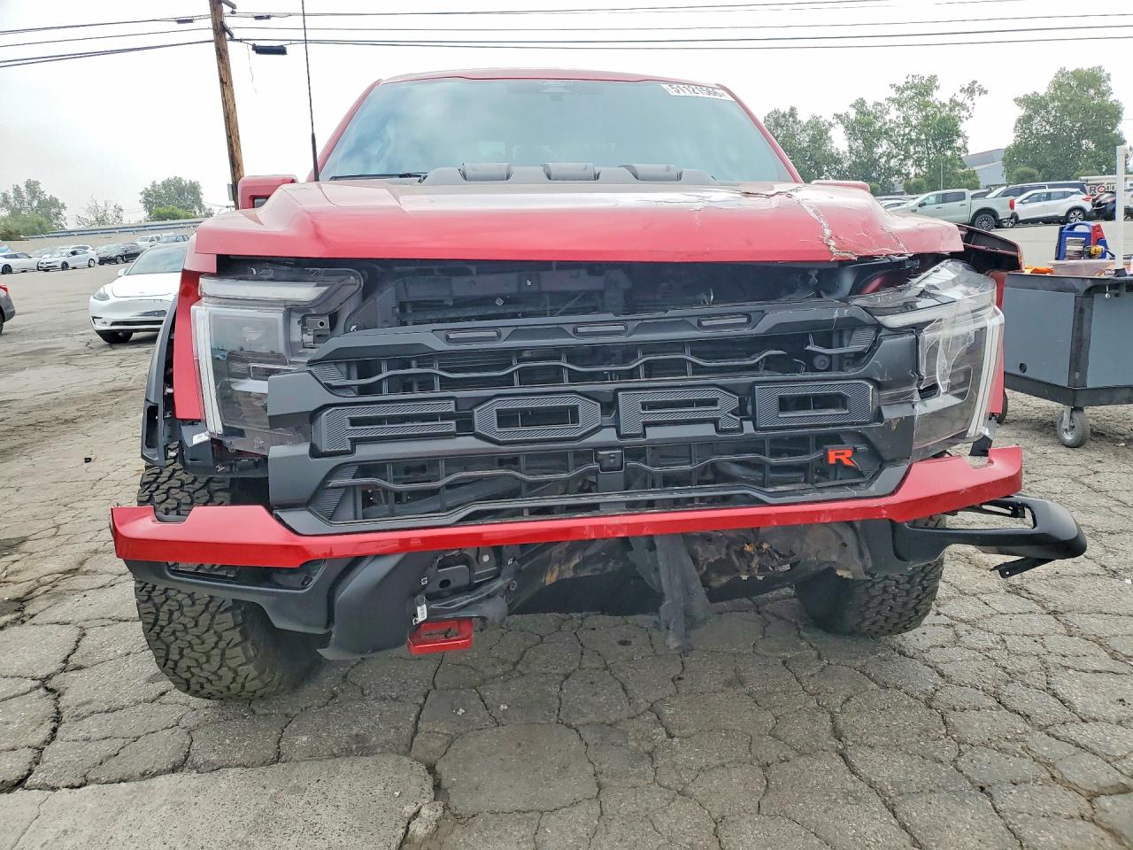 2024 Ford F-150 VIN 1FTFW1RJ4RFC19659 COPART salvage auction — Front End, CA - SALVAGE CERTIFICATE, sold $56,500 on 2026-06-11 (photo 5)