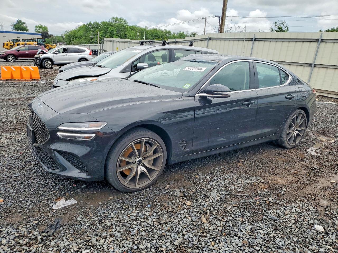 2026 Genesis G70 VIN KMTG64SC6TU162788 COPART salvage auction — Top/Roof, ID - SALVAGE CERTIFICATE OF TITLE, sold $11,000 on 2026-08-04 (photo 1)